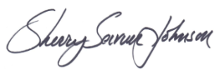 Sherry Sarver Johnson Signature 2